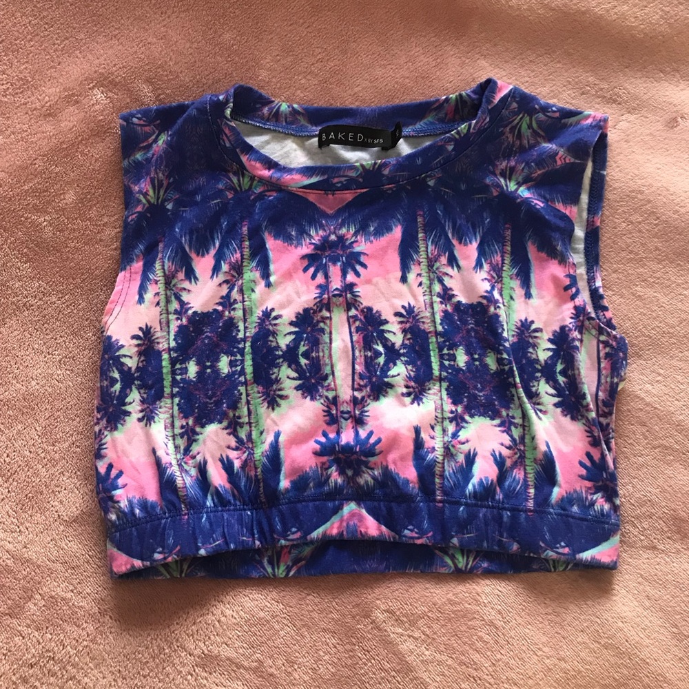 Stone Fox Swim Crop Top (xs)